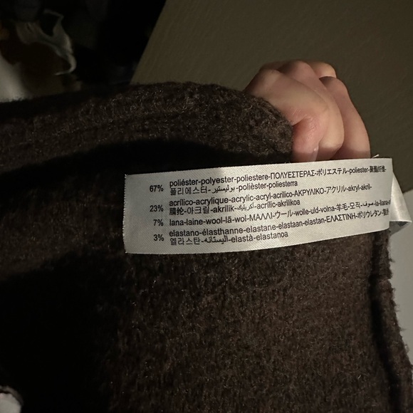 Zara brown wool coat size s - Picture 7 of 7